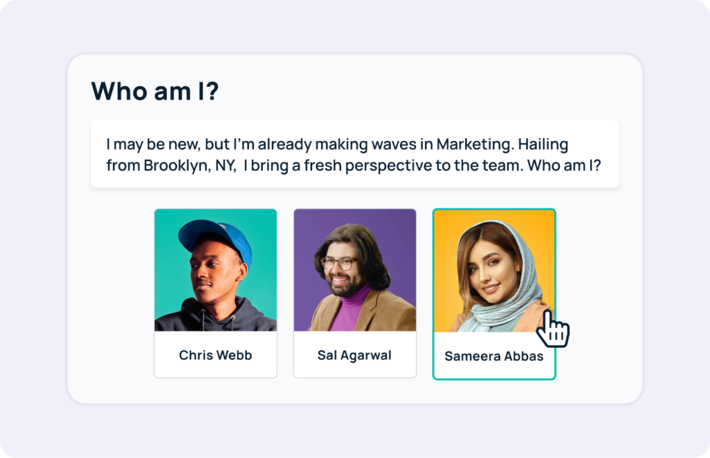 GoProfiles Who Am I Game