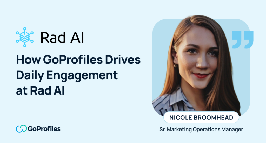 GoProfiles Rad AI Nicole Broomhead