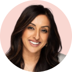 Headshot of Sarika Lamont, Chief People Officer at Vidyard, discussing AI performance integration and cross-functional enablement.