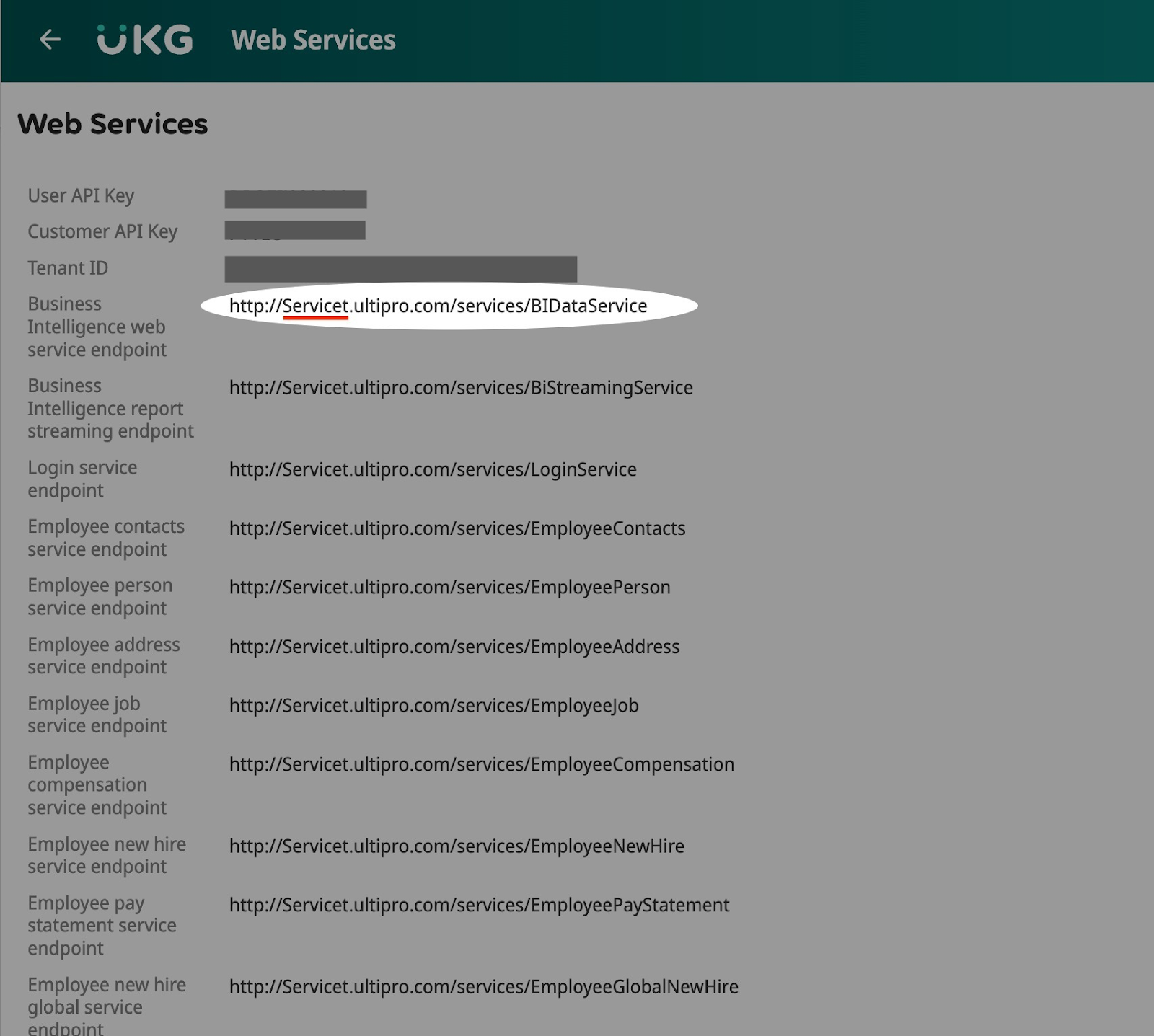 UKG Pro API Instructions – GoProfiles Help