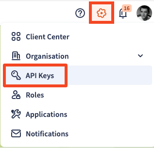 creating an API key
