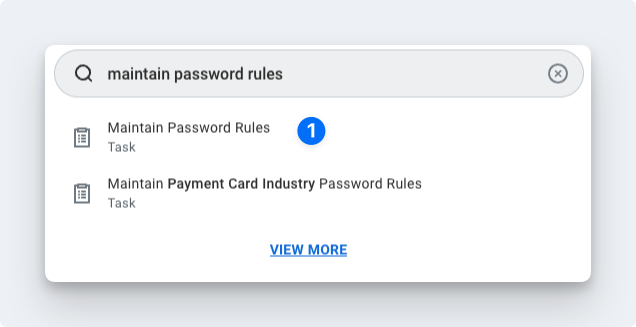 maintaining password rules