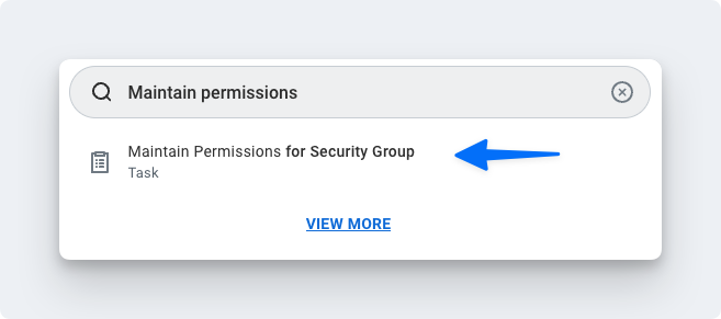 maintaining permissions for security group