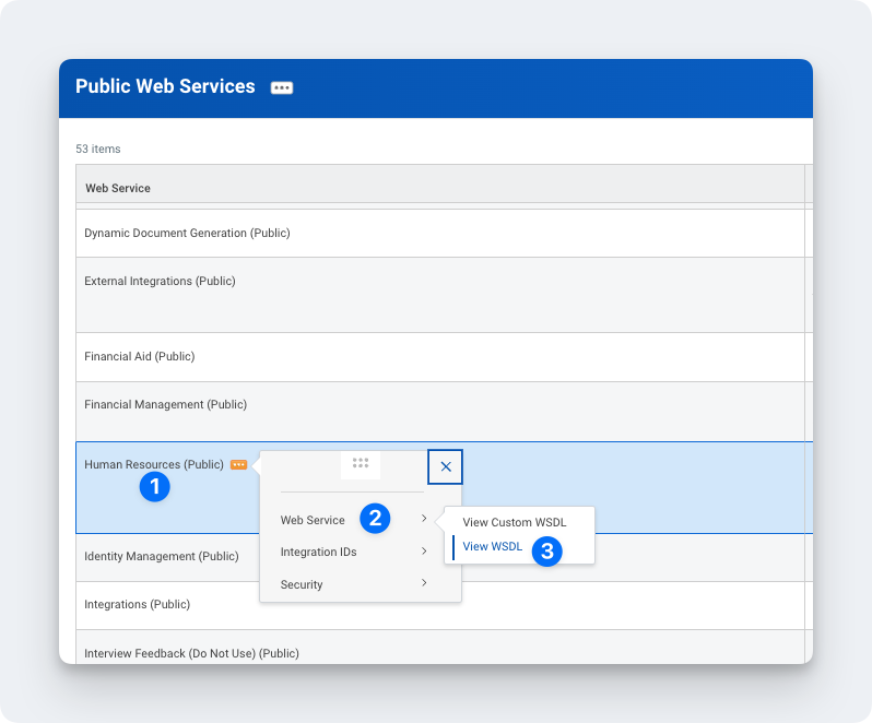 adding public web services