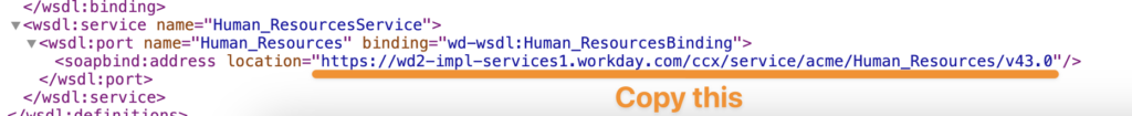 copying the URL