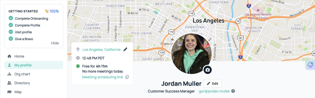 filling out your profile in goprofiles